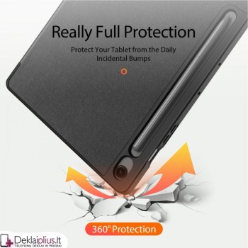 Dux Ducis domo dirbtinos odos atverčiamas dėklas (Samsung Galaxy Tab S10 Fe Plus) Dux Ducis domo dirbtinos odos atverčiamas dėklas (Samsung Galaxy Tab S10 Fe Plus)